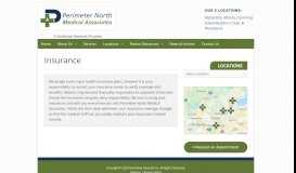 
							         Perimeter North Medical Associates | Insurance								  
							    