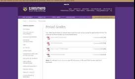 
							         Period Grades | Ellesmere College | A 7-18 Co-educational School ...								  
							    