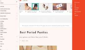 
							         Period Panties - Menstrual Underwear - Cosmopolitan								  
							    