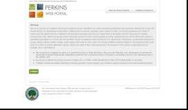 
							         Perkins Data Explorer - Perkins Web Portal - U.S. Department of ...								  
							    