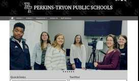 
							         Perkins-Tryon Public Schools - Home								  
							    