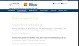
							         Perks FAQs | Green Star Energy								  
							    