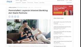 
							         PermataNet: Layanan Internet Banking dari Bank Permata								  
							    