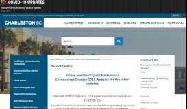 
							         Permit Center | Charleston, SC - Official Website - Charleston-SC.gov								  
							    