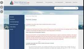 
							         Permit Center | Des Moines, WA - Official Website								  
							    