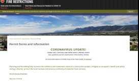 
							         Permit forms and information | Monument, CO								  
							    
