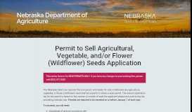 
							         Permit to Sell Agricultural, Vegetable, and/or Flower (Wildflower ...								  
							    