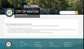 
							         Permits - Mechanical/Electrical/Plumbing - City of Renton								  
							    