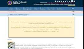 
							         Permits - St. Mary's County								  
							    