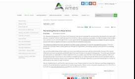 
							         Permitting Portal is Now Active | News List | City of Ames, IA								  
							    