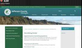 
							         Permitting Portal | Jefferson County, WA								  
							    