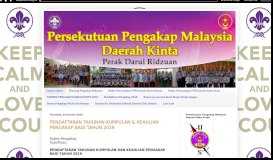 
							         Persekutuan Pengakap Malaysia Daerah Kinta								  
							    