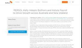 
							         PERSOL Kelly Adopts Bullhorn and Astute Payroll to Drive Growth ...								  
							    