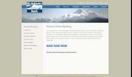 
							         Personal Banking - Online Banking - Mt. McKinley Bank								  
							    