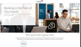 
							         Personal Banking Reimagined | Capital One								  
							    