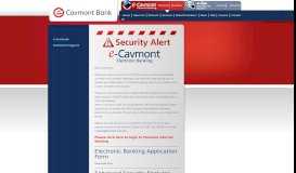 
							         Personal - Cavmont Bank								  
							    
