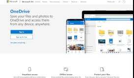 
							         Personal cloud storage - Microsoft OneDrive								  
							    