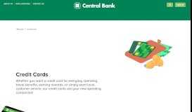 
							         Personal Credit Card Options | Central Bank								  
							    
