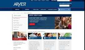 
							         Personal Credit Cards | Credit Card Applications - Arvest Bank								  
							    