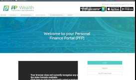 
							         Personal Finance Portal Client Login - PP Wealth								  
							    
