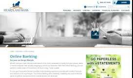 
							         Personal Online Banking Accounts | Heartland Bank								  
							    