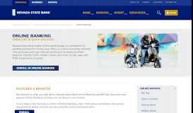 
							         Personal Online Banking | Nevada State Bank								  
							    