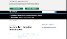 
							         Personal tax: Income Tax - GOV.UK								  
							    