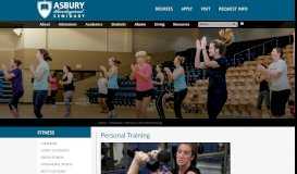 
							         Personal Training - Asbury Theological Seminary								  
							    