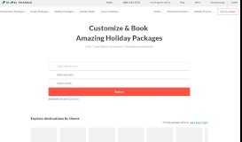 
							         Personalized Holiday Packages | Customized Tour Packages from ...								  
							    