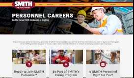 
							         Personnel Careers - Smith Professional Services								  
							    
