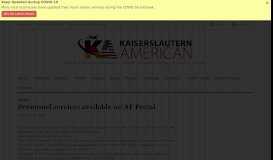 
							         Personnel services available on AF Portal - Kaiserslautern American								  
							    