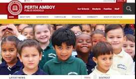 
							         Perth Amboy Public Schools / Homepage								  
							    