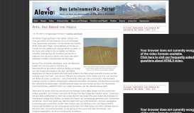 
							         Peru: Das Rätsel von Nazca - Alavia.com - Das Lateinamerika-Portal								  
							    