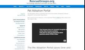 
							         Pet Adoption Portal | Free Online Animal Management Software								  
							    