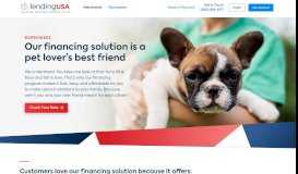 
							         Pet Financing to Help You Get the Pet You Love - LendingUSA								  
							    