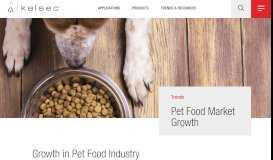 
							         Pet Food Market Growth - Kalsec								  
							    
