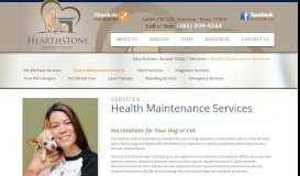 
							         Pet Health Services | Hearthstone Animal Clinic								  
							    