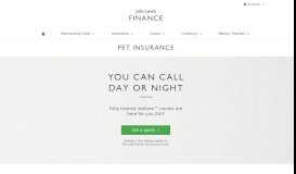 
							         Pet Insurance | John Lewis Finance								  
							    