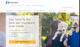 
							         Pet Insurance | Nationwide is America's Best Pet Insurance								  
							    