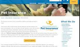 
							         Pet Insurance - Ontario SPCA and Humane Society								  
							    