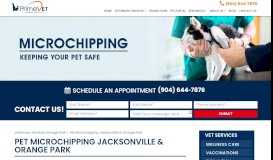 
							         Pet Microchipping Jacksonville & Orange Park								  
							    