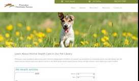 
							         Pet Online Library Resource | Dog Health & Cat Care | Pewaukee WI								  
							    