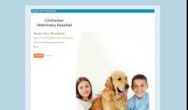 
							         Pet Portal : Colchester Veterinary Hospital								  
							    
