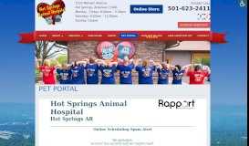 
							         Pet Portal in Hot Springs, AR | Hot Springs Animal Hospital								  
							    