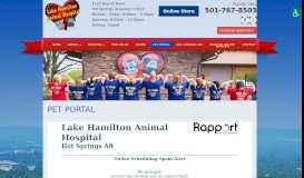 
							         Pet Portal in Hot Springs, AR | Lake Hamilton Animal Hospital								  
							    