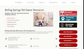 
							         Pet Resources at Heartland Animal Hospital								  
							    