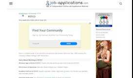 
							         PETCO Application, Jobs & Careers Online - Job-Applications.com								  
							    