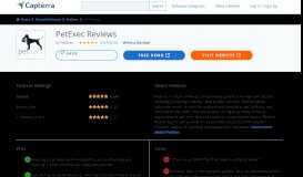 
							         PetExec Reviews 2020 - Capterra								  
							    
