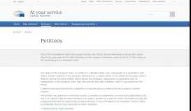 
							         Petitions - European Parliament								  
							    