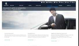 
							         Peugeot Apps & Websites | Peugeot UK								  
							    